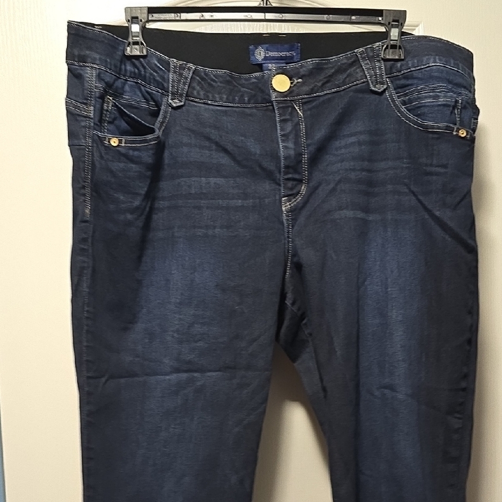 Democracy Dark Indigo Women's Straight Leg Jeans